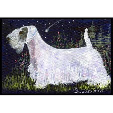 Micasa 18 x 27 in. Sealyham Terrier Indoor Outdoor Doormat MI888749